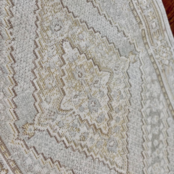 Momeni Isabella Grey Geometric Runner Rug - Picture 4 of 9